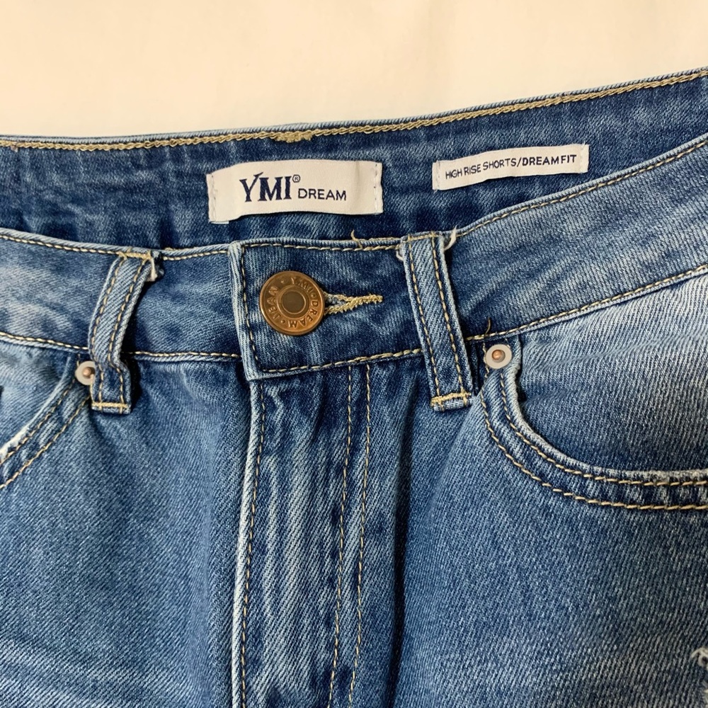 YMI Dream High Rise Shorts - Picture 6 of 6